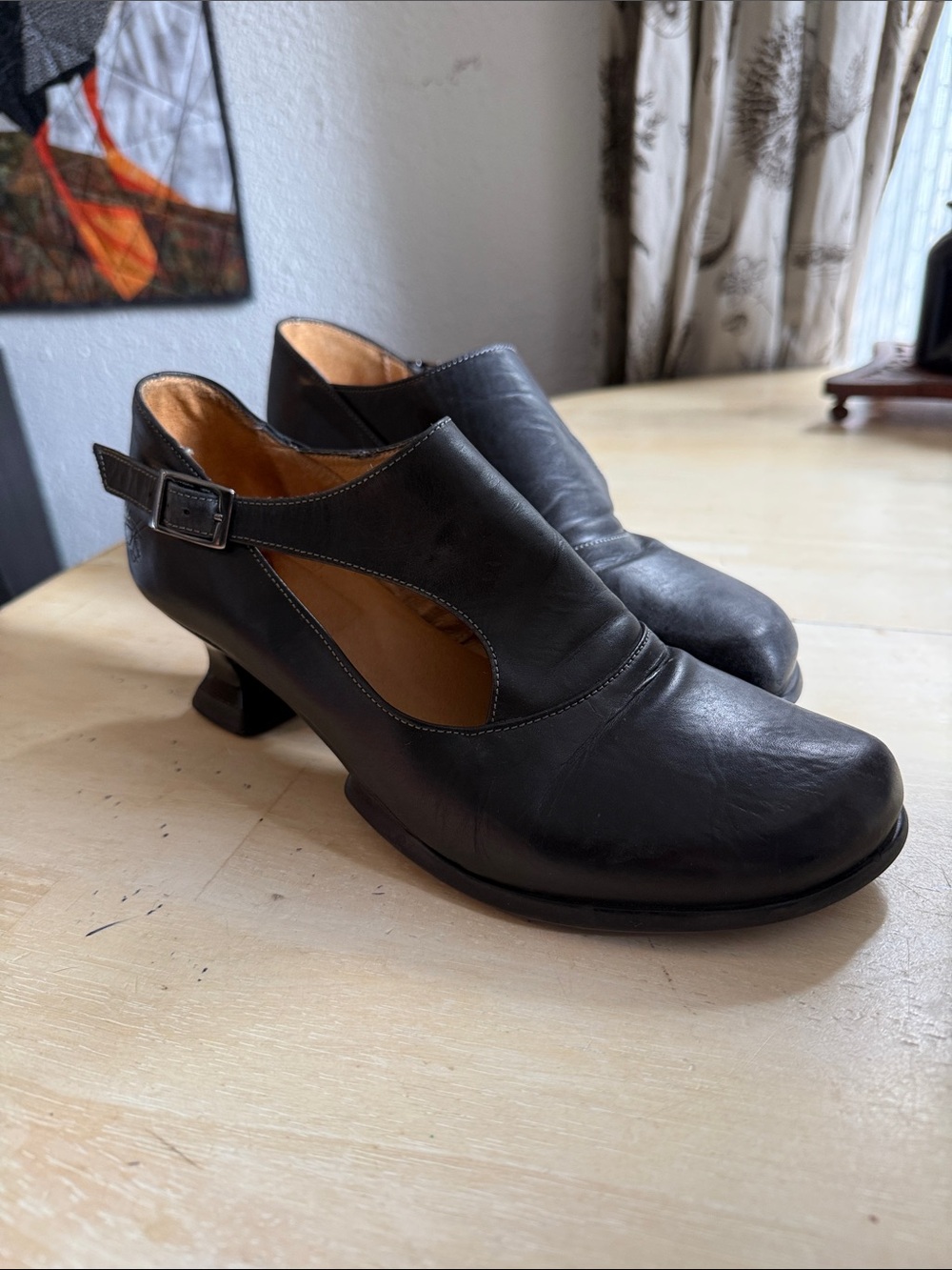 John Fluevog Gracias Side Buckle Shoes